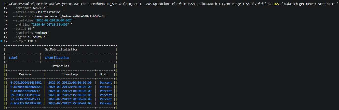 CPU Utilization Metrics